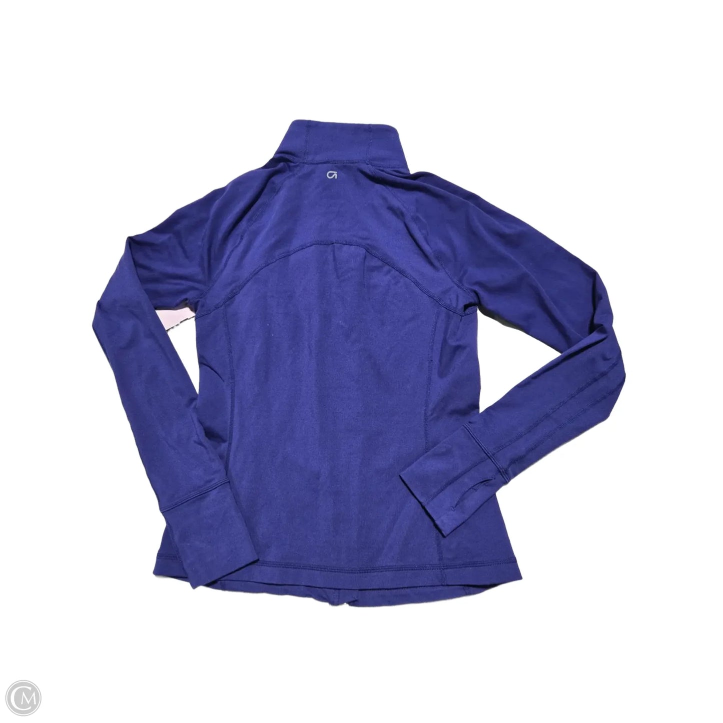 Athletic Top Long Sleeve Collar By Gapfit In Purple, Size: S