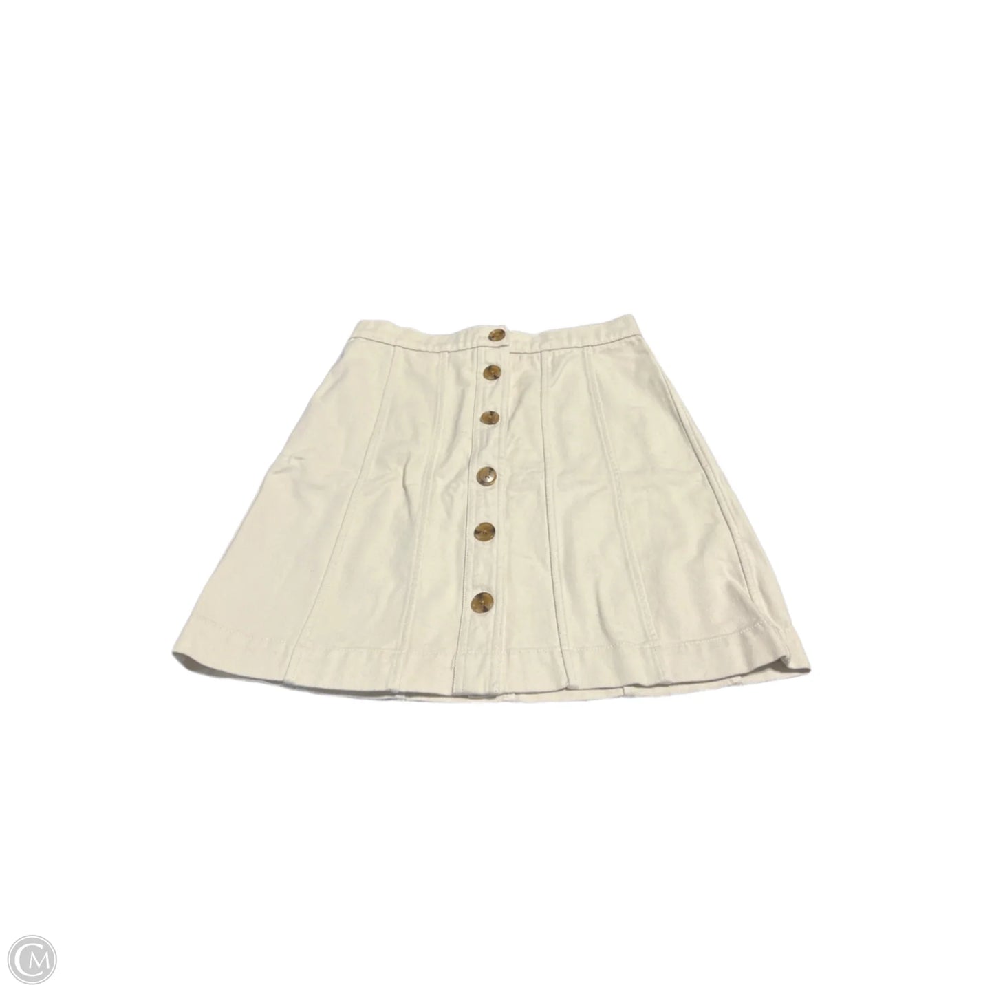 Skirt Mini & Short By Banana Republic In Cream, Size: 0