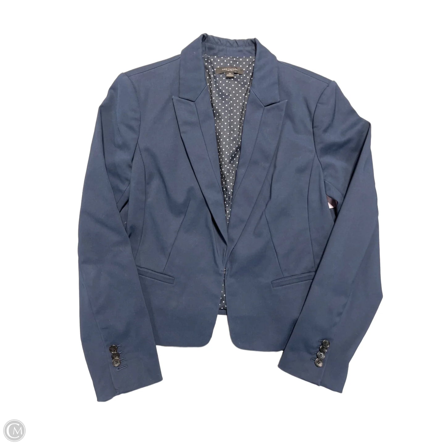 Blazer By Ann Taylor In Navy, Size: 10