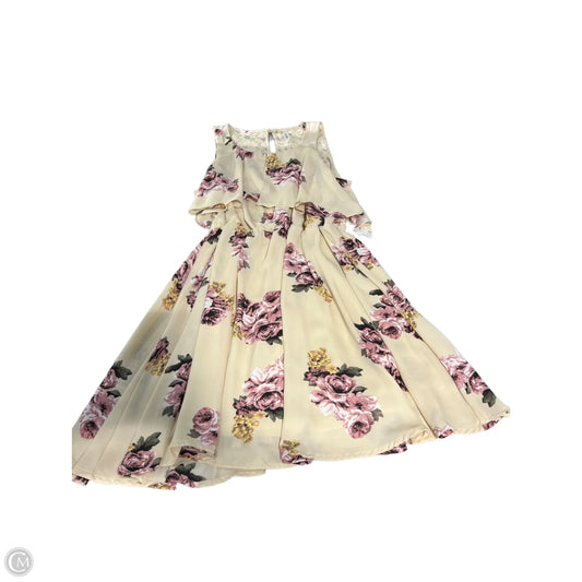 Dress Casual Short By Cmf In Floral Print, Size: L