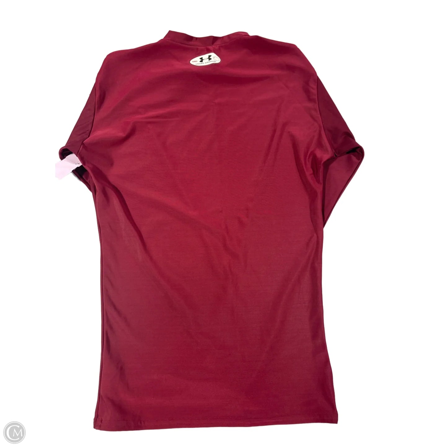 Top Long Sleeve By Under Armour In Maroon, Size: M