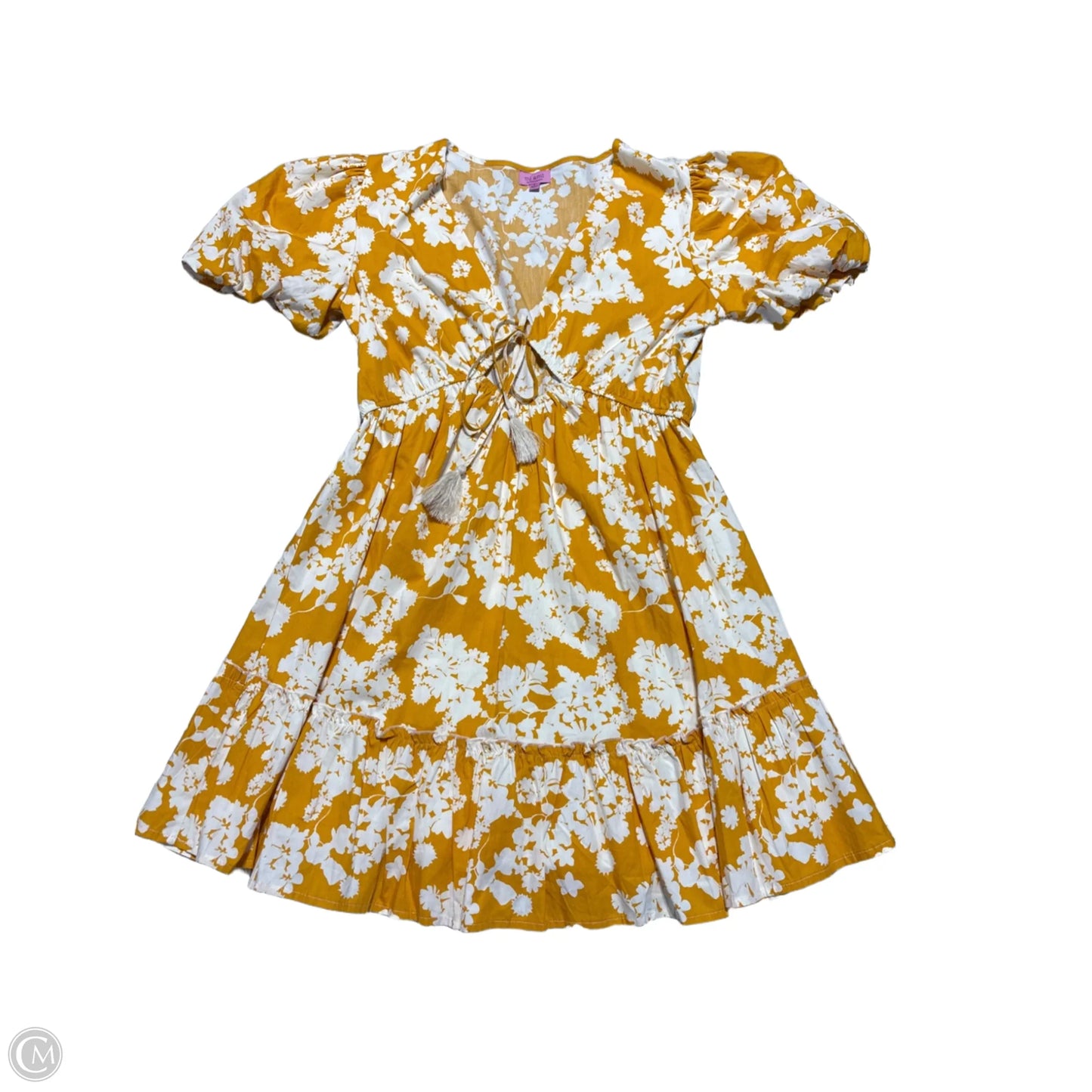 Dress Casual Short By Mi Ami In Yellow, Size: L