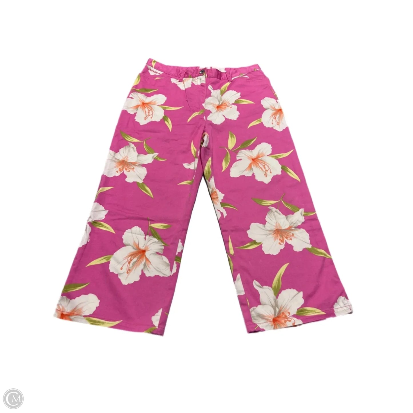 Capris By Lauren By Ralph Lauren In Pink, Size: 8