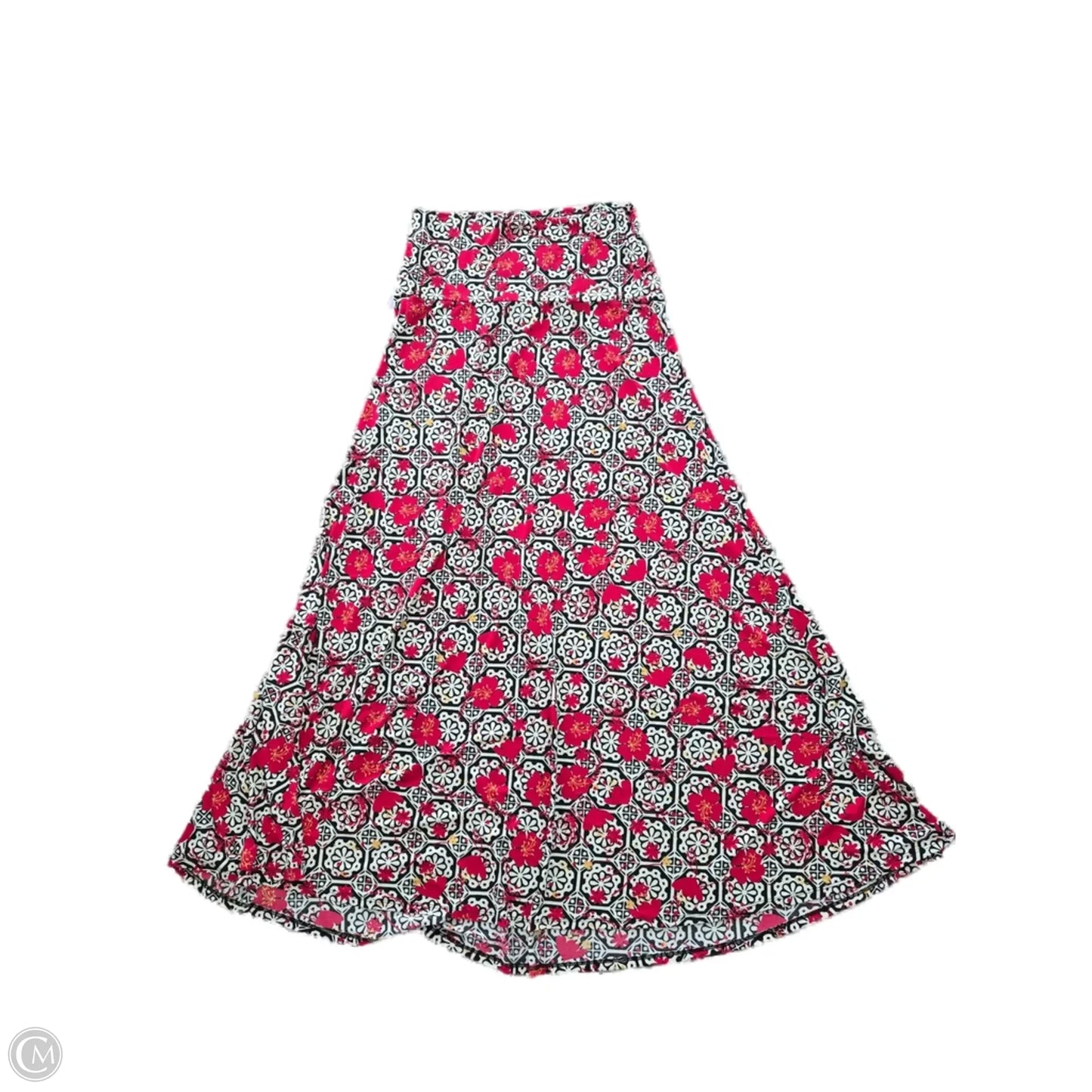 Skirt Maxi By Lularoe In Red, Size: L
