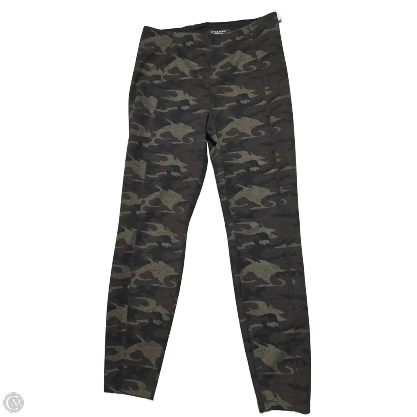 Pants Leggings By Liverpool In Camouflage Print, Size: 8
