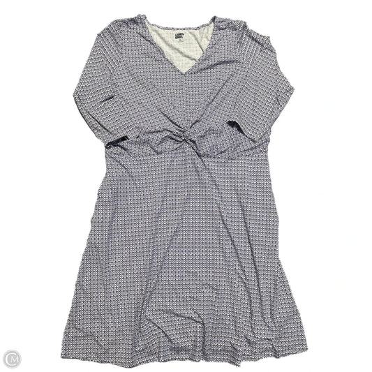 Dress Casual Short By Lands End In Purple, Size: 1x