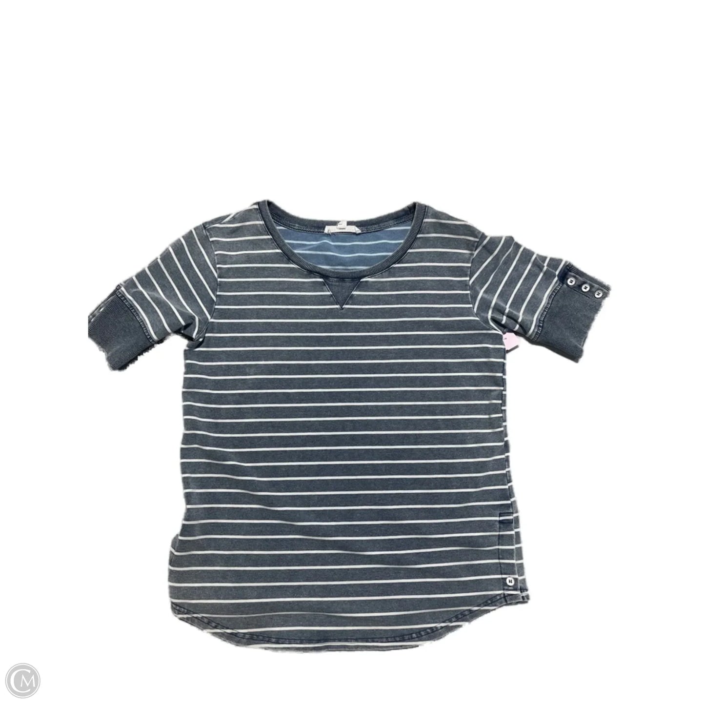 Top Short Sleeve By Jane And Delancey In Striped Pattern, Size: Xs