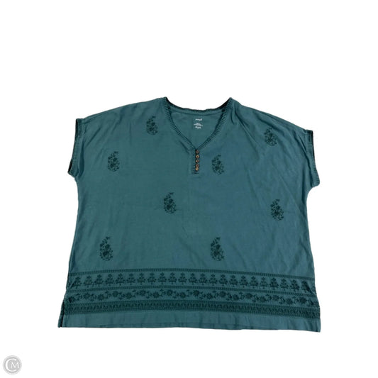 Top Sleeveless By Pure Jill In Green, Size: Xl