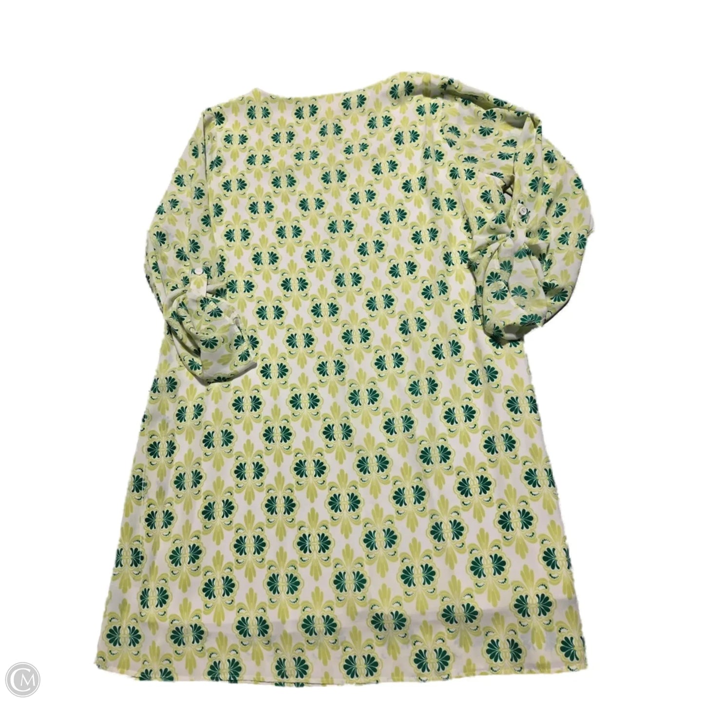 Dress Casual Midi By C And C In Green, Size: Xl