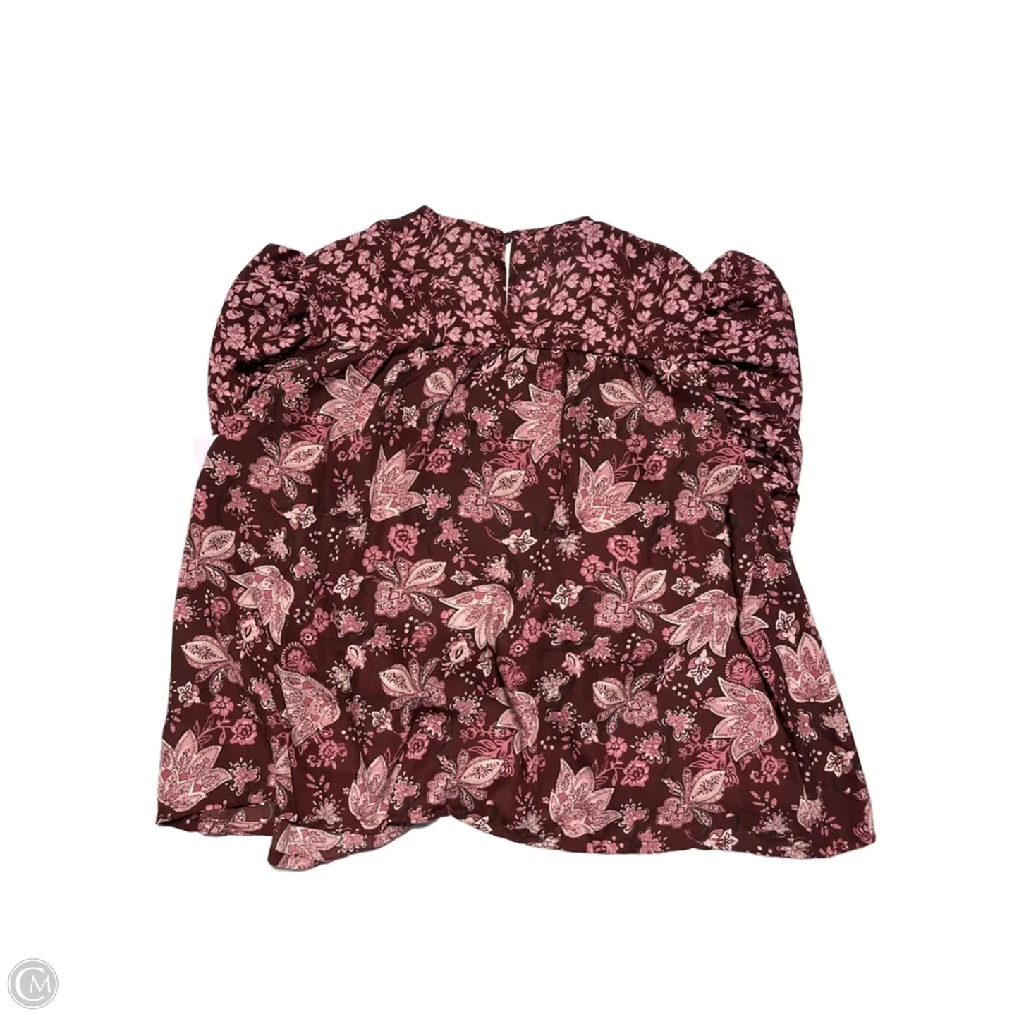 Top Long Sleeve By Maurices In Maroon, Size: Xl