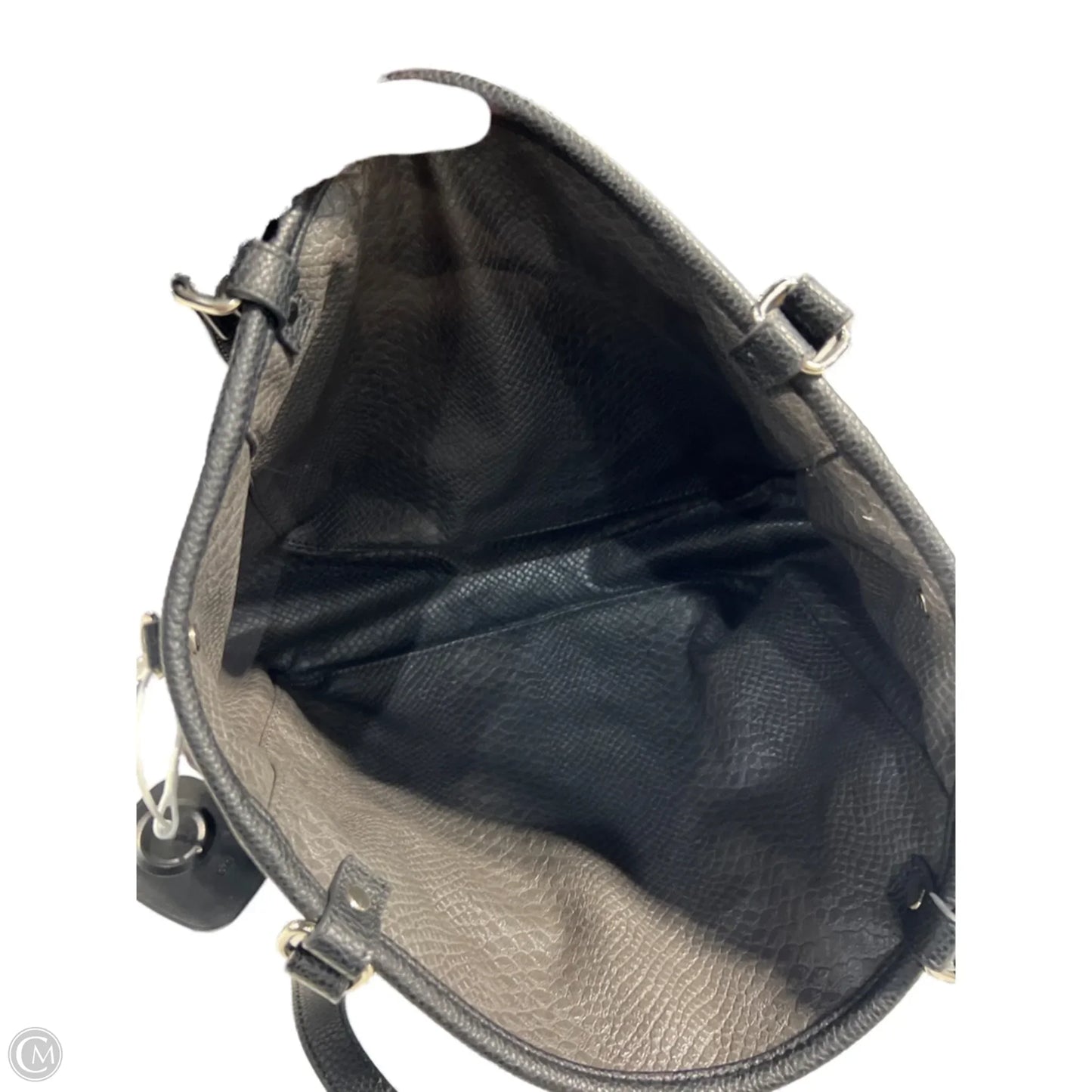 Handbag Leather By Jewell, Size: Medium