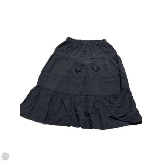 Skirt Maxi By Loft In Black, Size: S