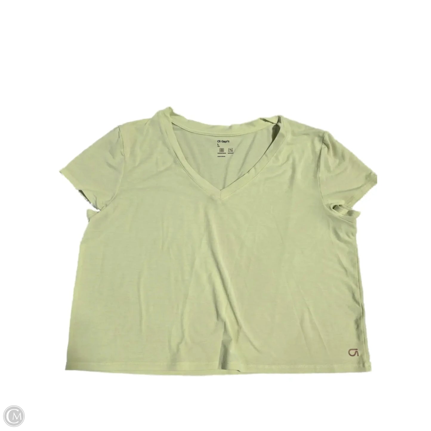 Top Short Sleeve Basic By Gapfit In Green, Size: L