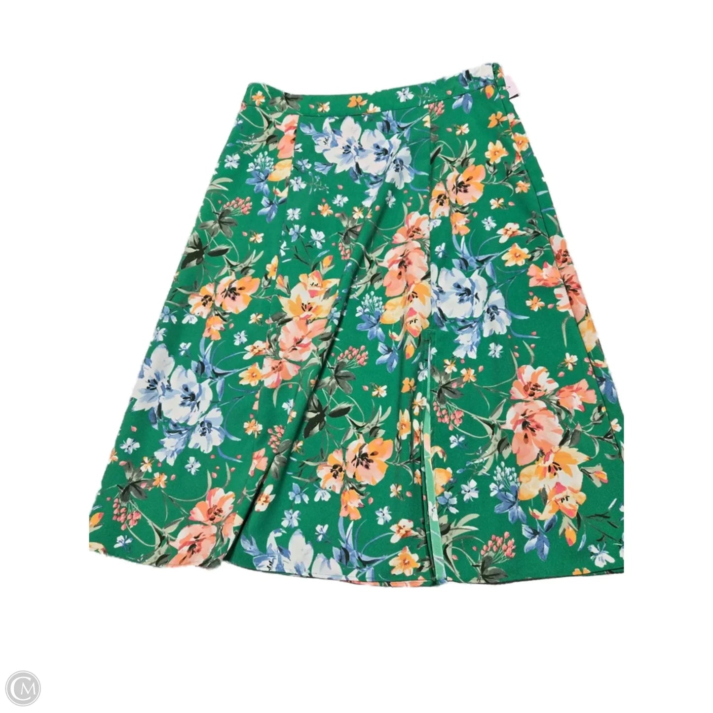 Skirt Midi By Loft In Green, Size: 10