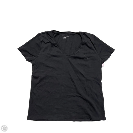 Top Short Sleeve Basic By Tommy Hilfiger In Black, Size: Xxl