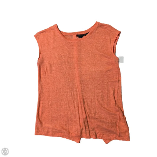 Top Sleeveless By Tahari By Arthur Levine In Coral, Size: S