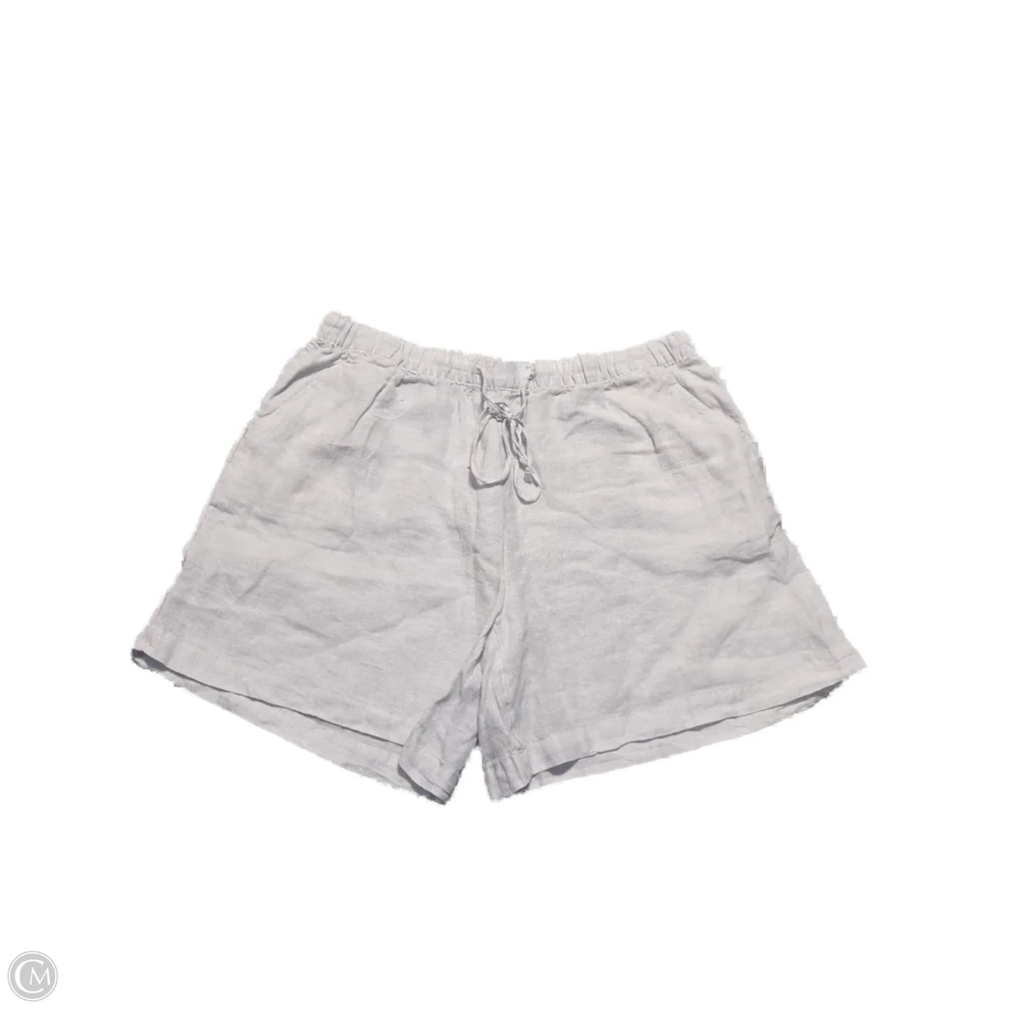 Shorts By Tahari By Arthur Levine In White, Size: 1x
