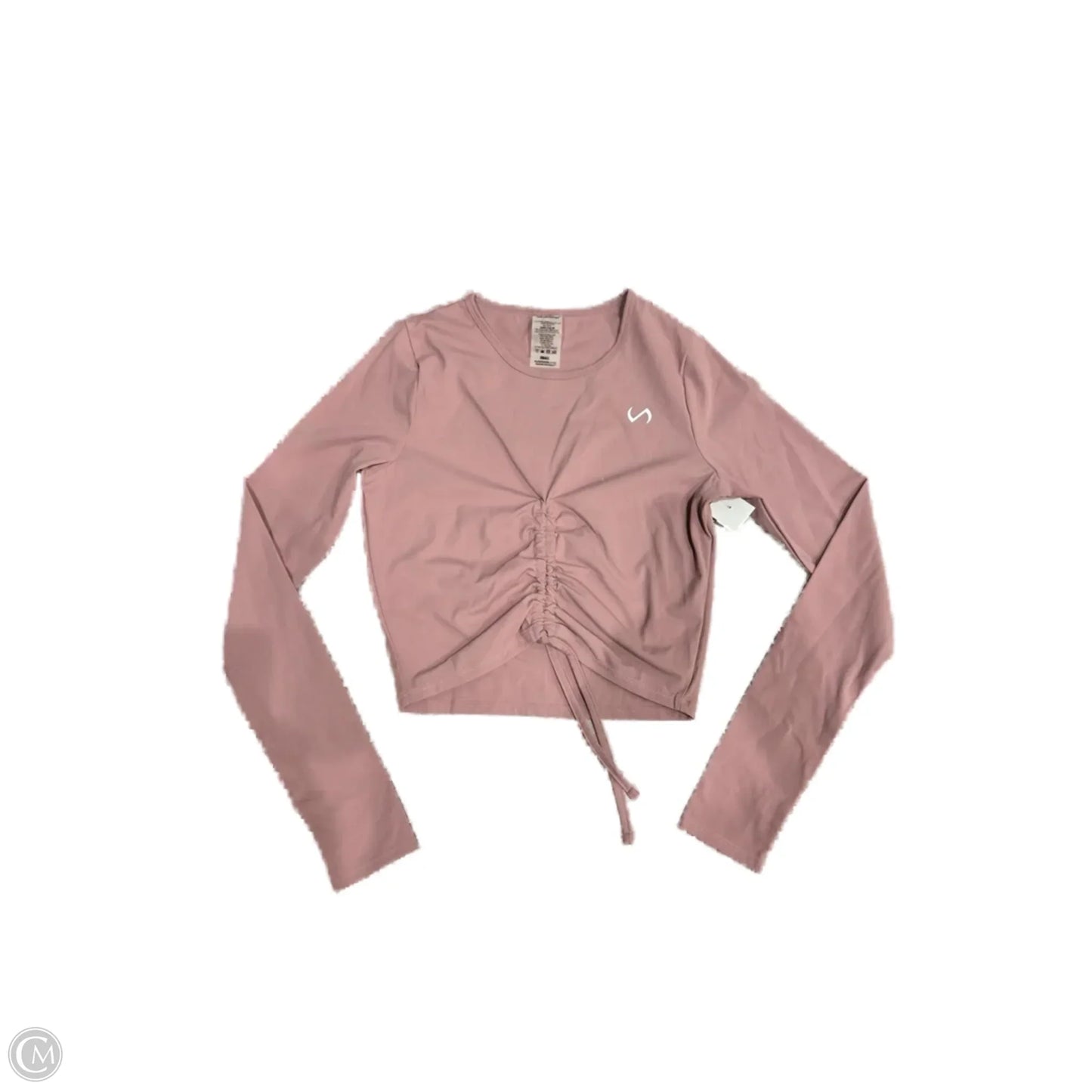Athletic Top Long Sleeve Crewneck By Cmc In Pink, Size: S