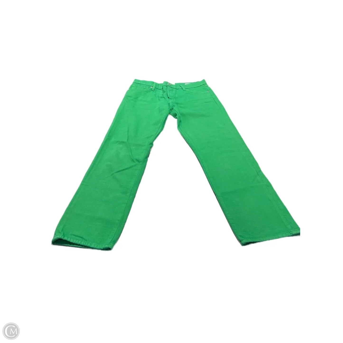 Jeans Wide Leg By Frame In Green, Size: 6