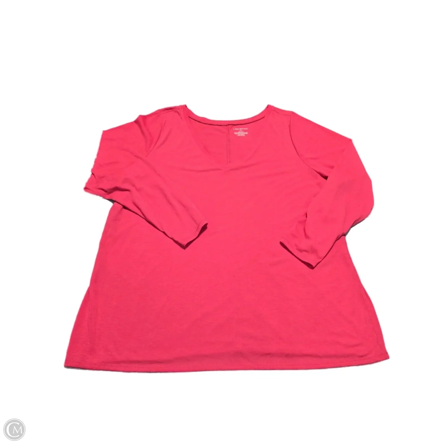 Top Long Sleeve Basic By Lane Bryant In Pink, Size: 1x