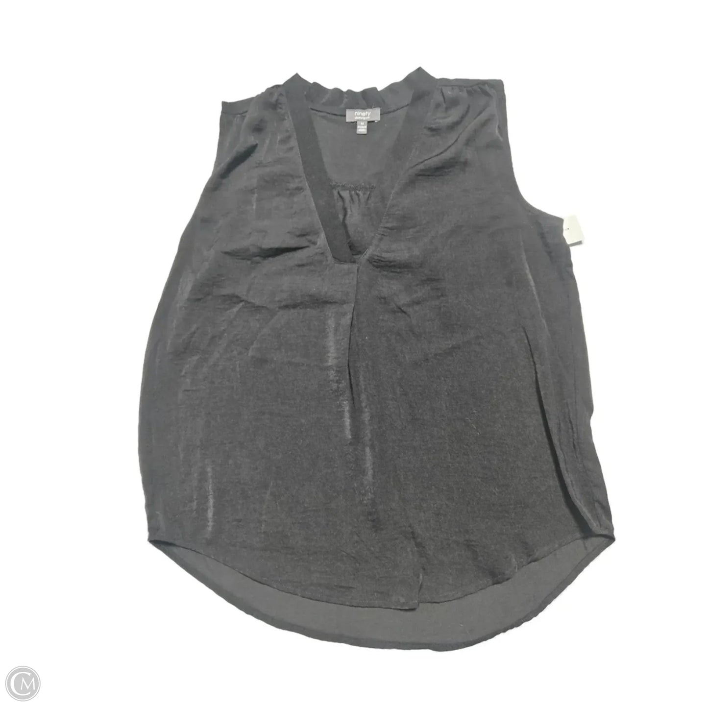 Top Sleeveless By Ninety Woman In Black, Size: M
