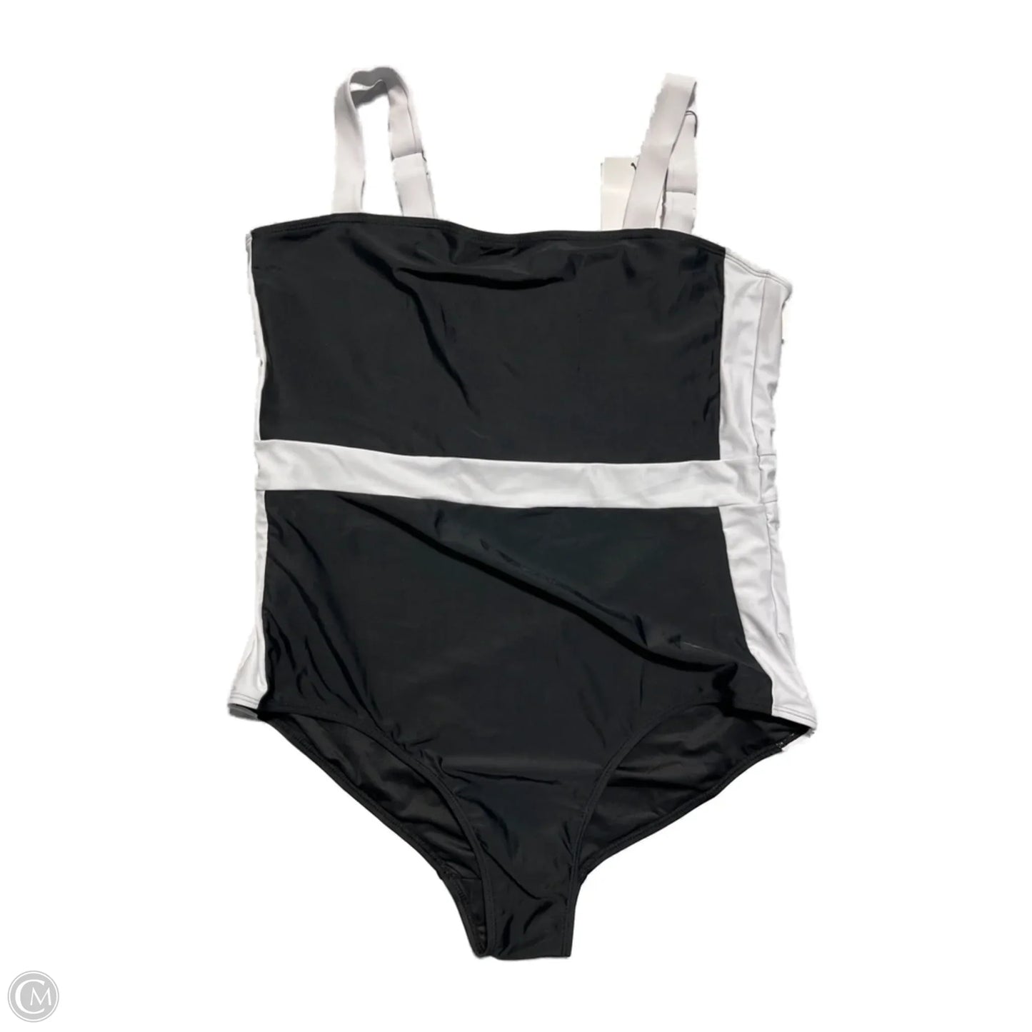 Swimsuit By Long Tall Sally In Black & White, Size: Xl