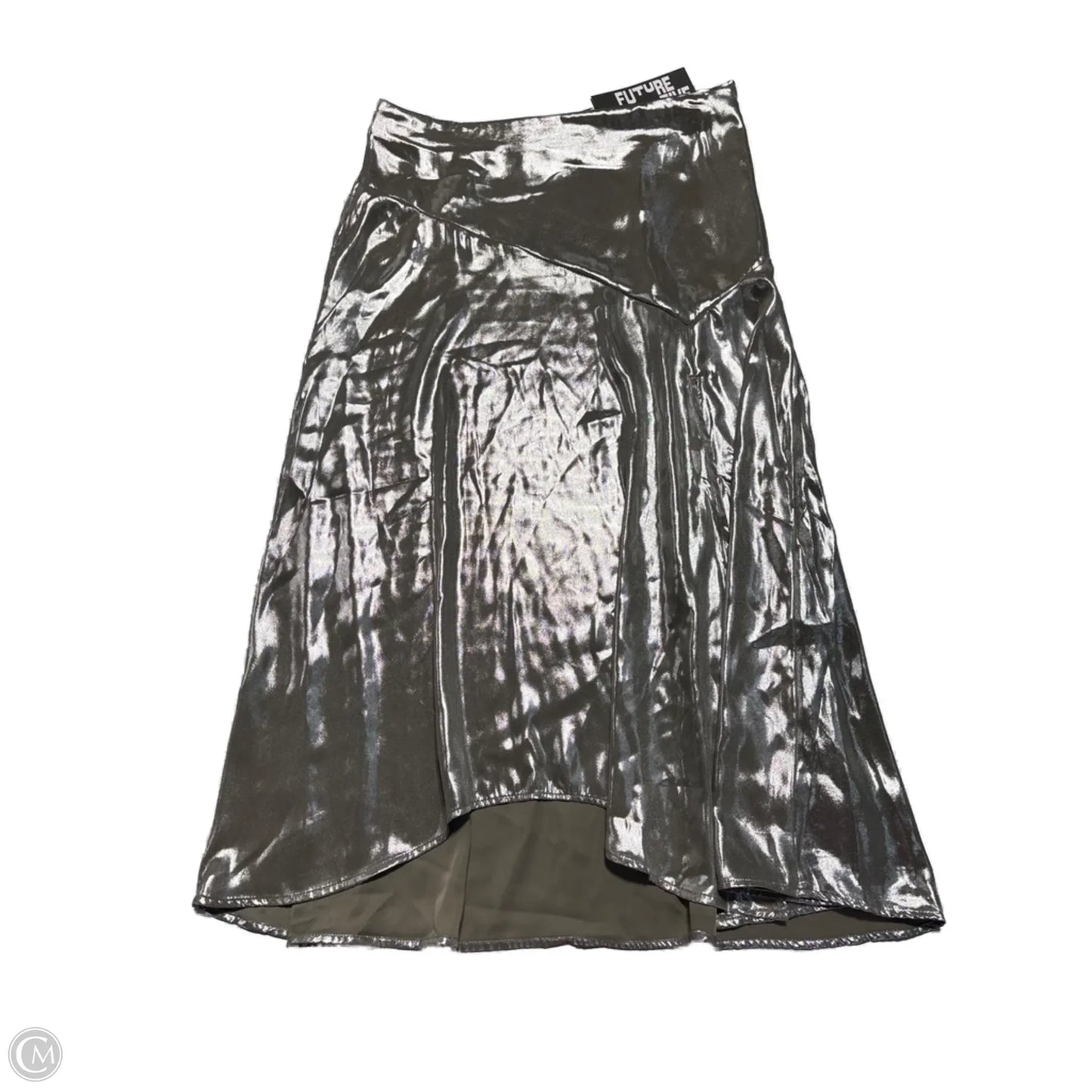 Skirt Maxi By Cme In Silver, Size: M