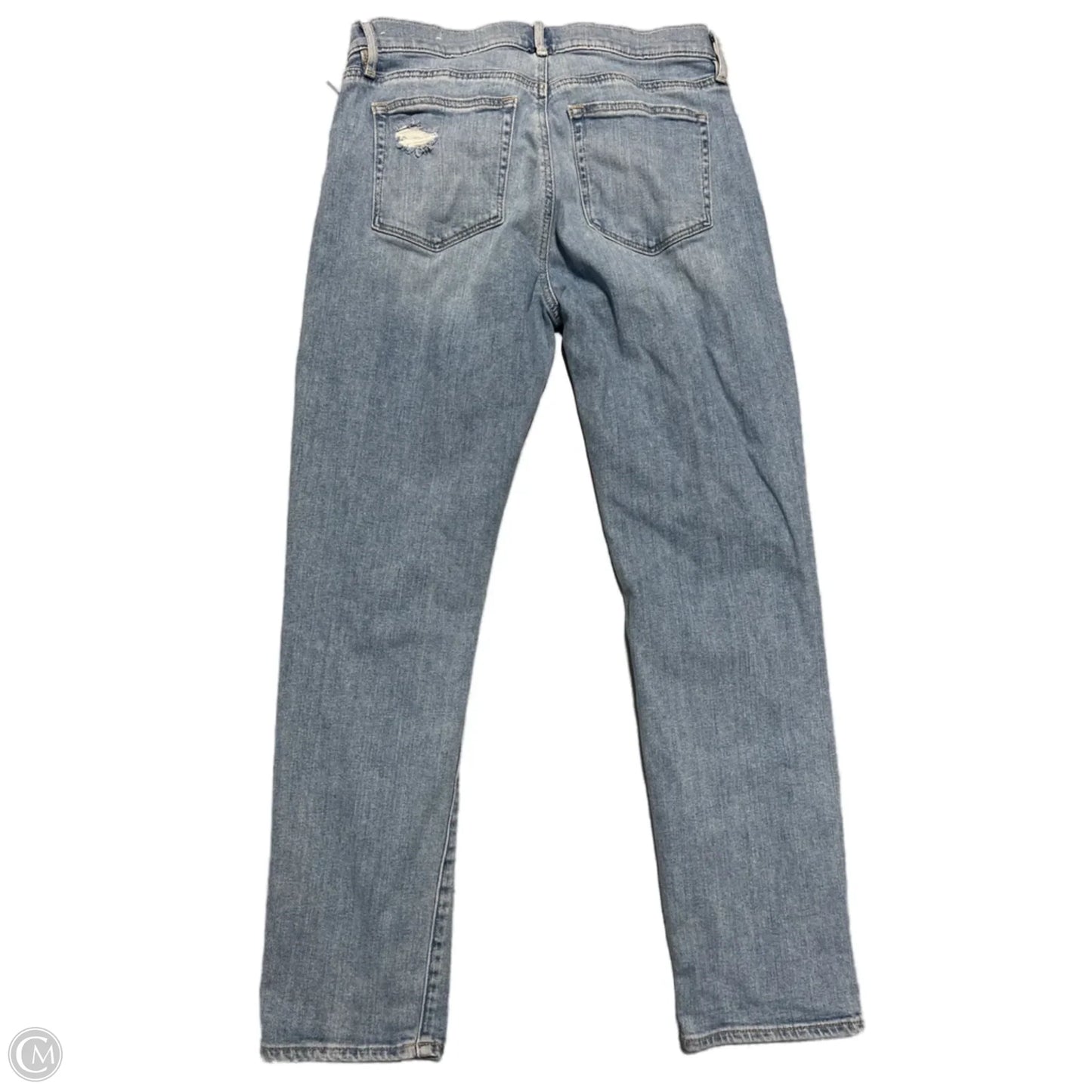 Jeans Straight By Loft In Blue Denim, Size: 8
