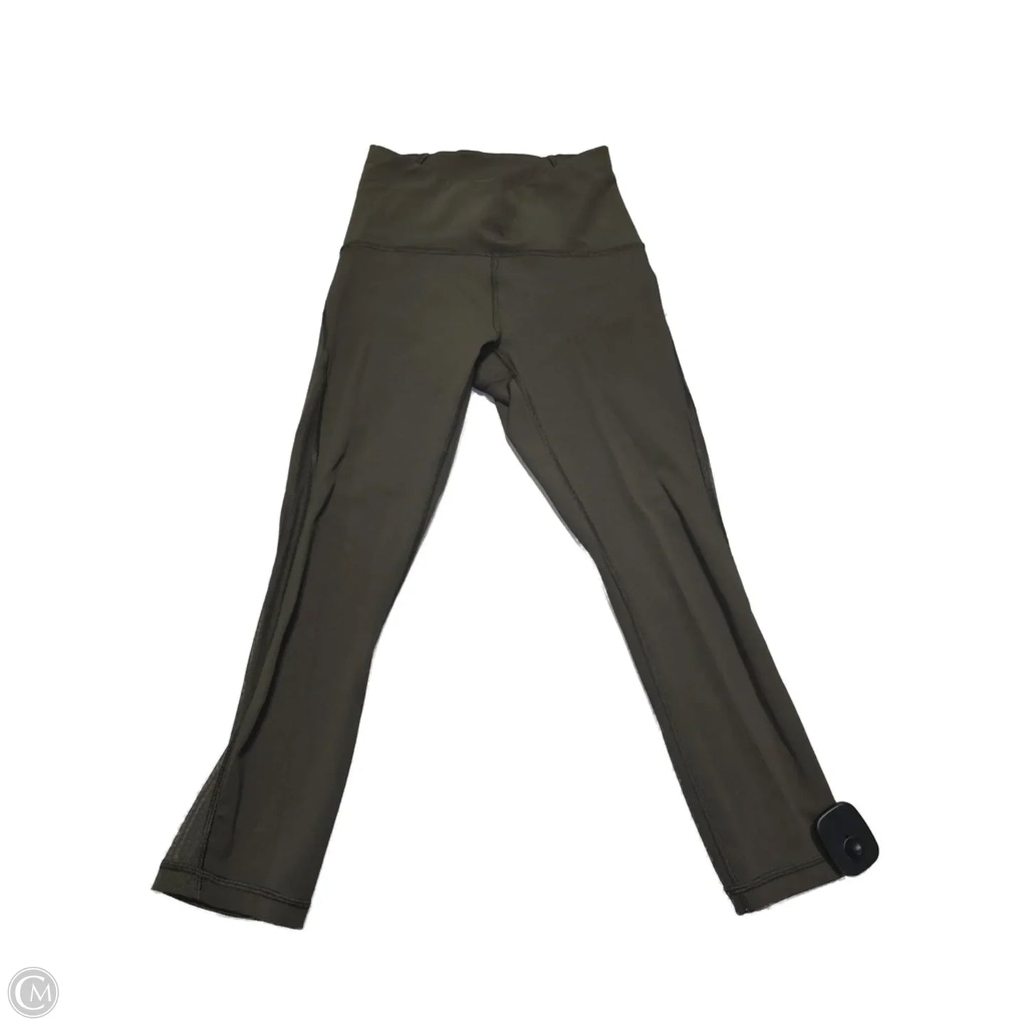 Athletic Capris By Lululemon In Green, Size: 4