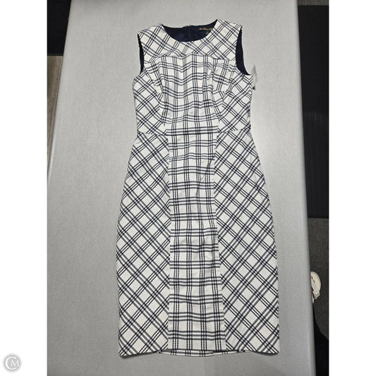 Dress Party Short By Brooks Brothers In Blue & White, Size: Xs