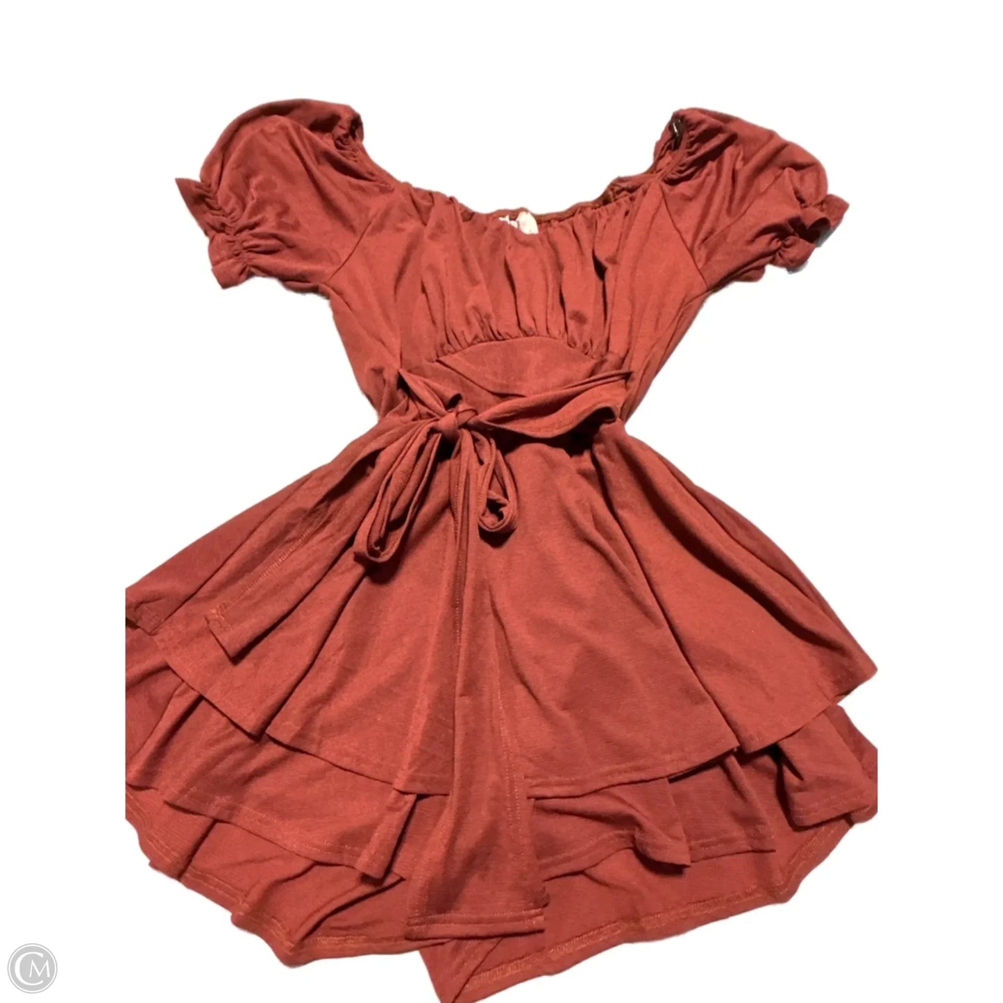 Dress Casual Short By Cmc In Orange, Size: S