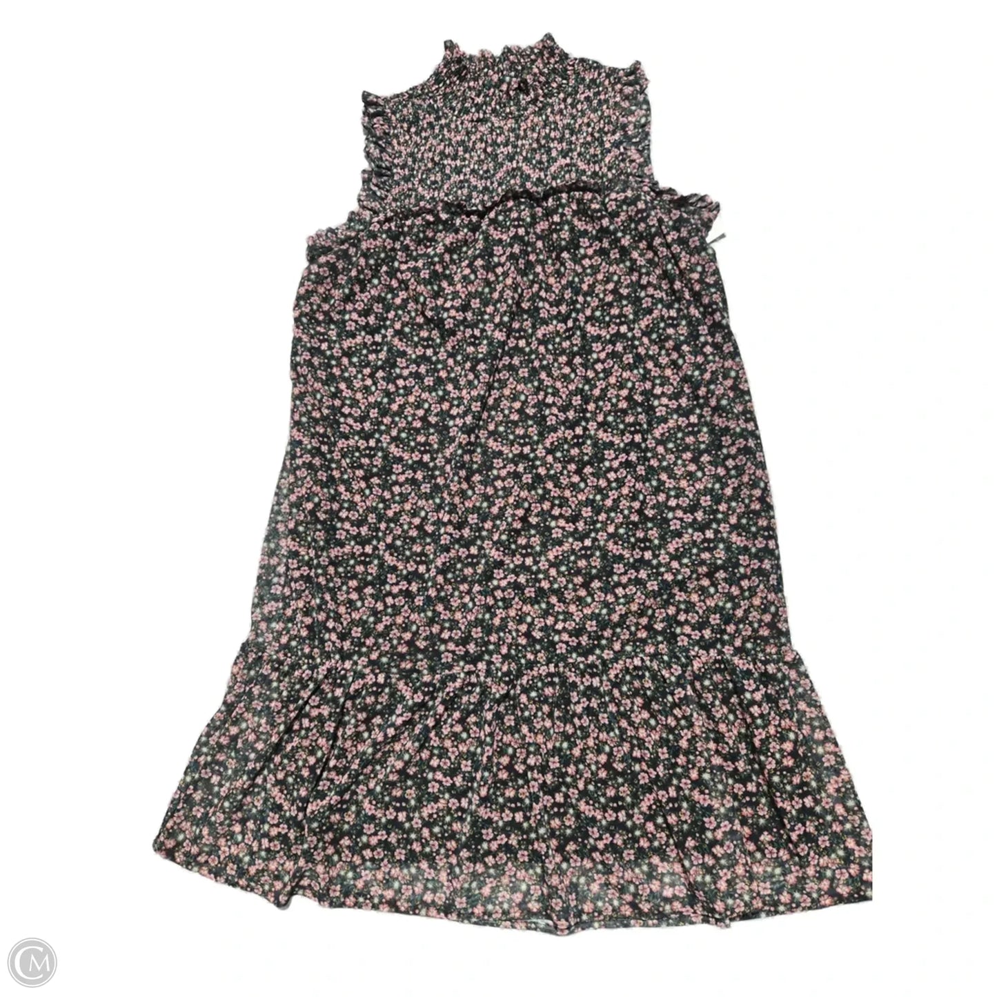 Dress Casual Short By Maurices In Floral Print, Size: L