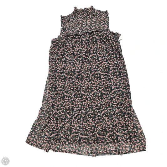 Dress Casual Short By Maurices In Floral Print, Size: L