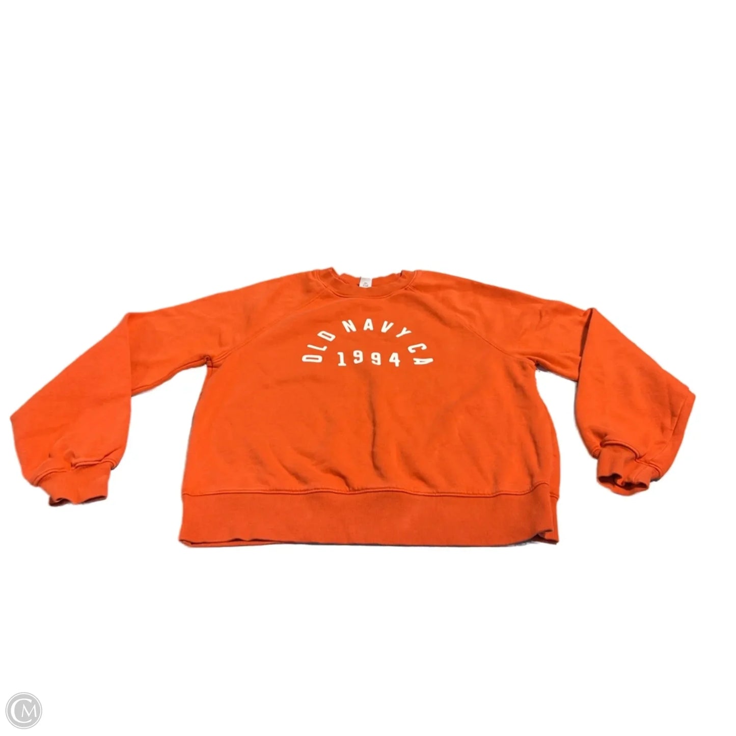 Sweatshirt Crewneck By Old Navy In Orange, Size: S