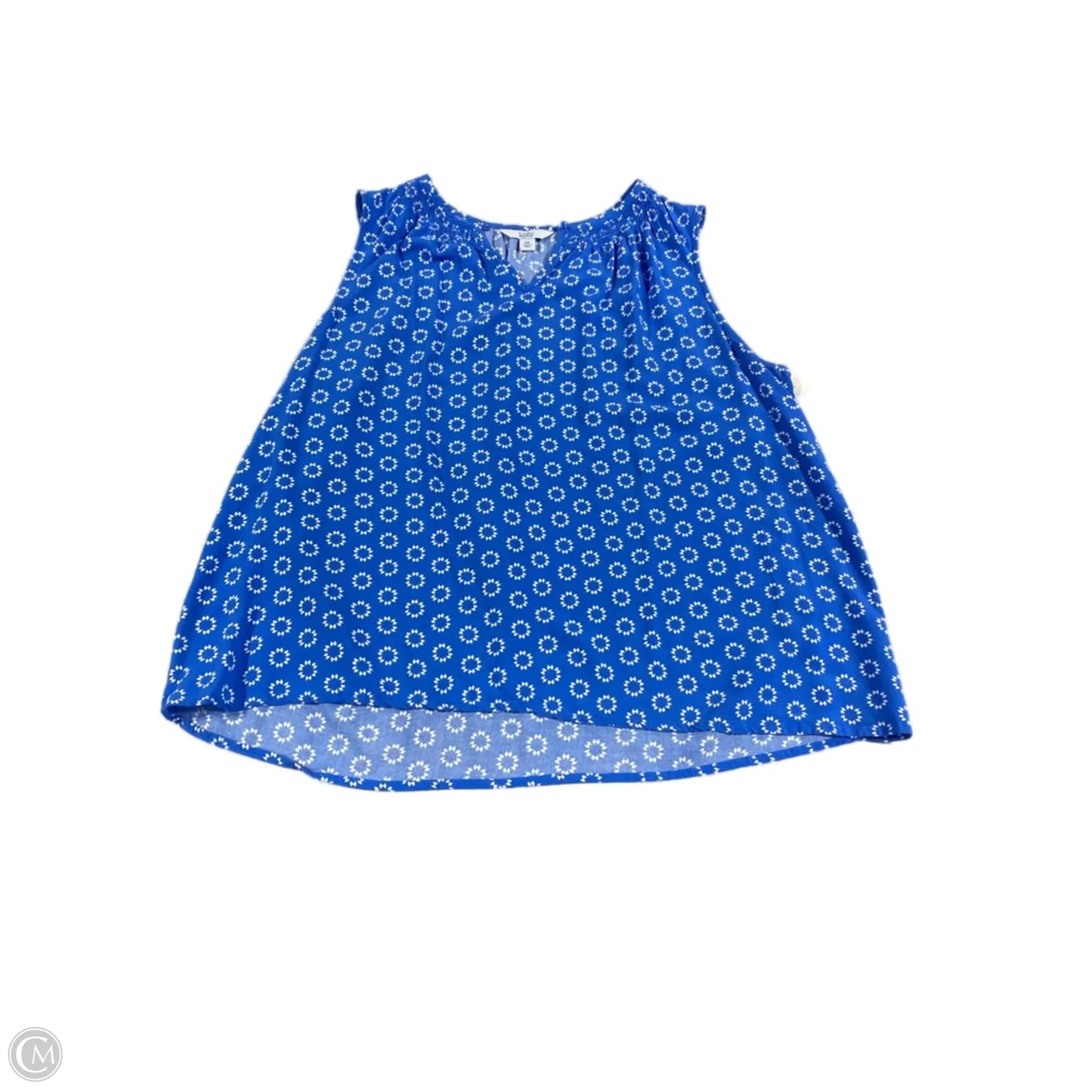 Tank Top By Croft And Barrow In Blue, Size: Xxl