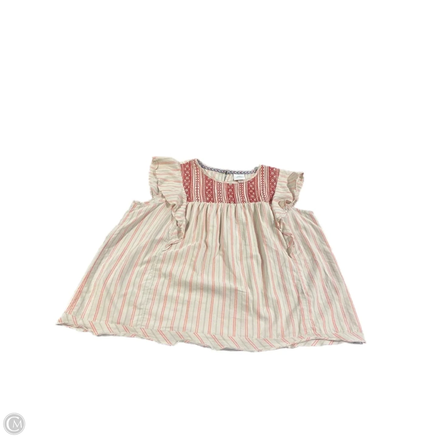 Top Sleeveless By Knox Rose In Tan, Size: Xxl