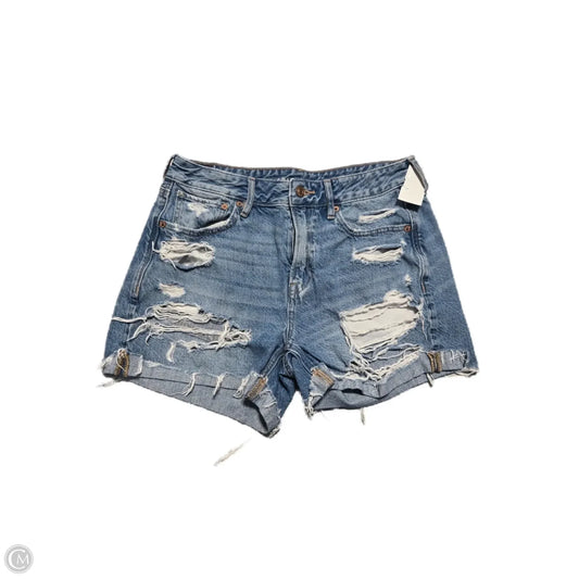 Shorts By American Eagle In Blue Denim, Size: 4