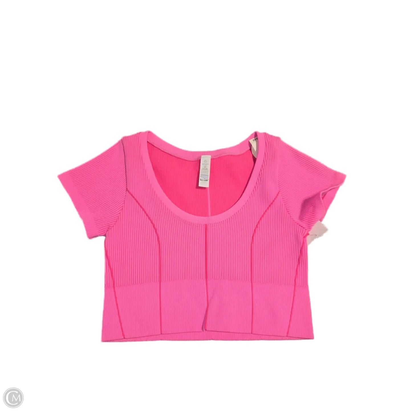 Top Short Sleeve By Aerie In Pink, Size: Sp