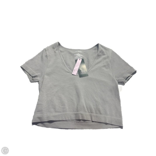 Top Short Sleeve Basic By Wild Fable In Grey, Size: Xs