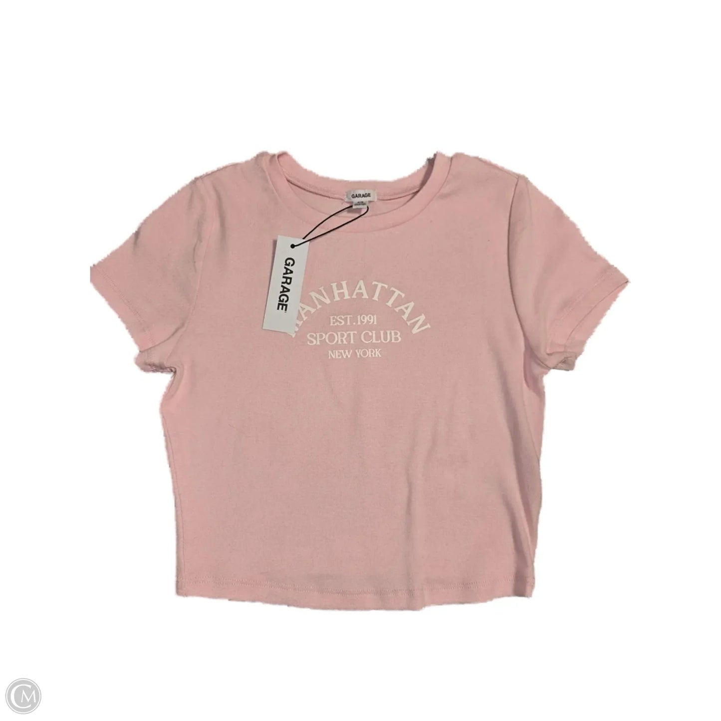 Top Short Sleeve By Garage In Pink, Size: Sp