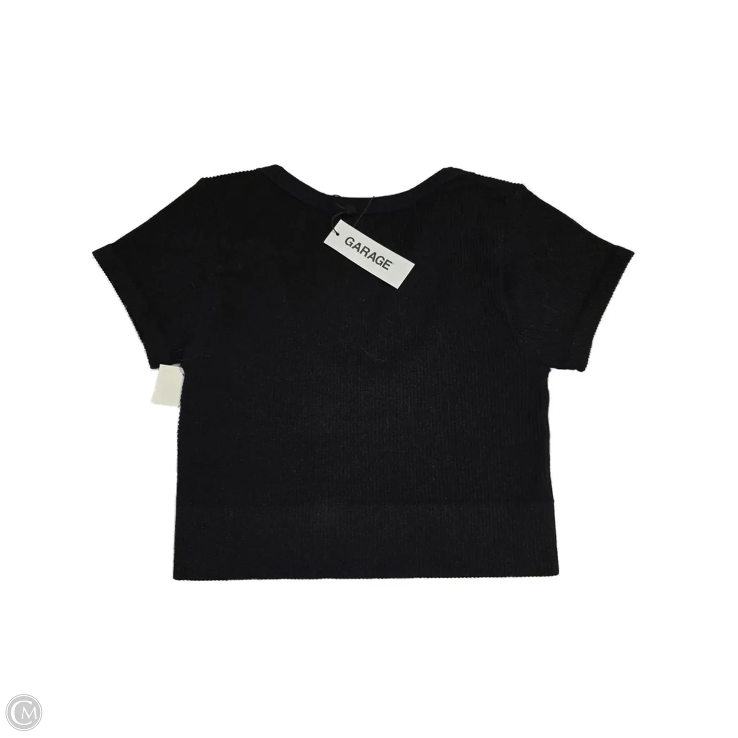 Top Short Sleeve Basic By Garage In Black, Size: Xs