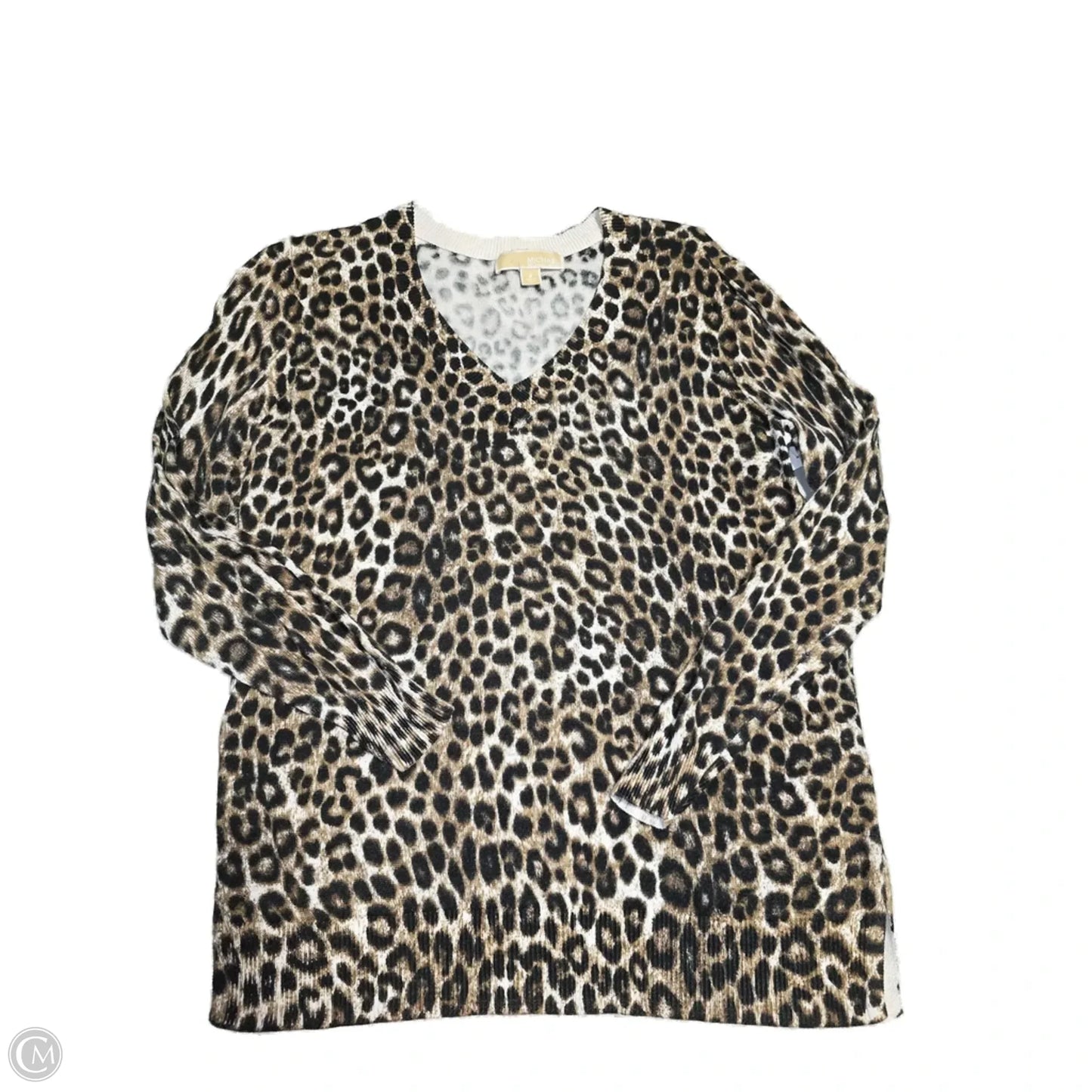 Sweater By Michael By Michael Kors In Animal Print, Size: S