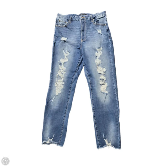 Jeans Jeggings By Aeropostale In Blue Denim, Size: 16