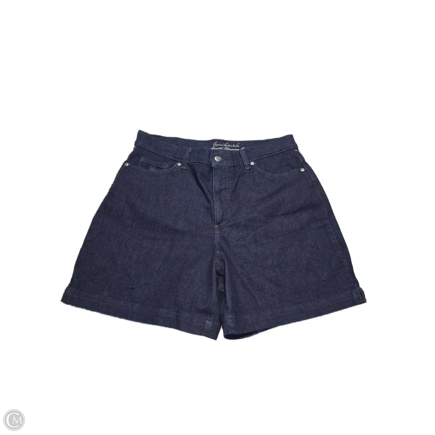 Shorts By Gloria Vanderbilt In Blue Denim, Size: 14