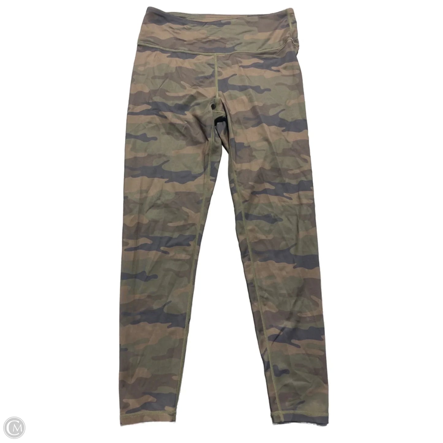 Athletic Leggings By Yelete In Camouflage Print, Size: L