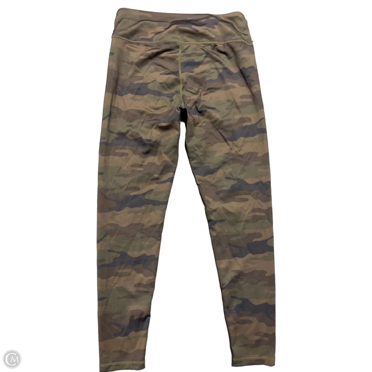 Athletic Leggings By Yelete In Camouflage Print, Size: L