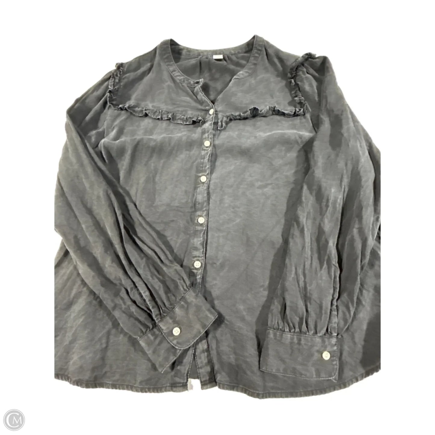 Top Long Sleeve By Old Navy In Grey, Size: Xl