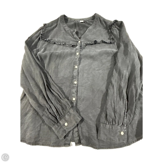 Top Long Sleeve By Old Navy In Grey, Size: Xl