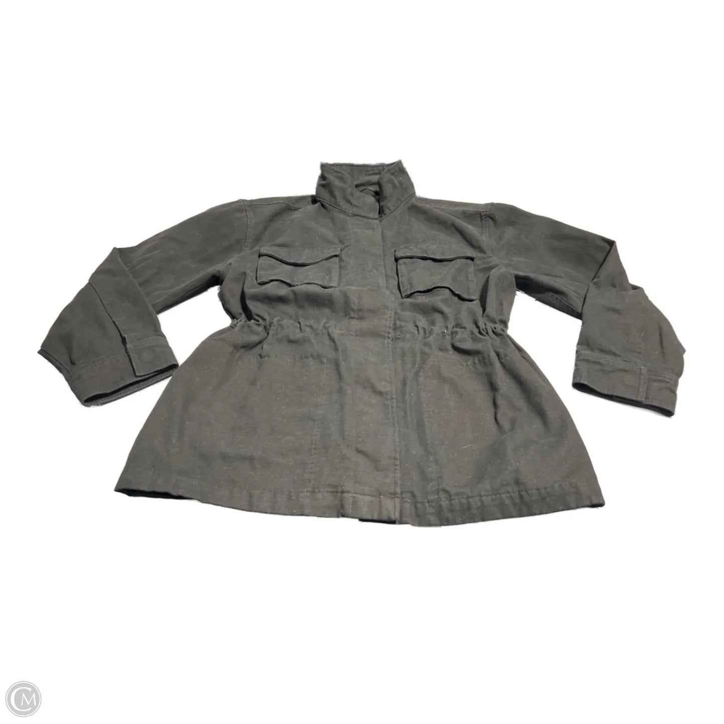 Jacket Denim By Gap In Black, Size: M