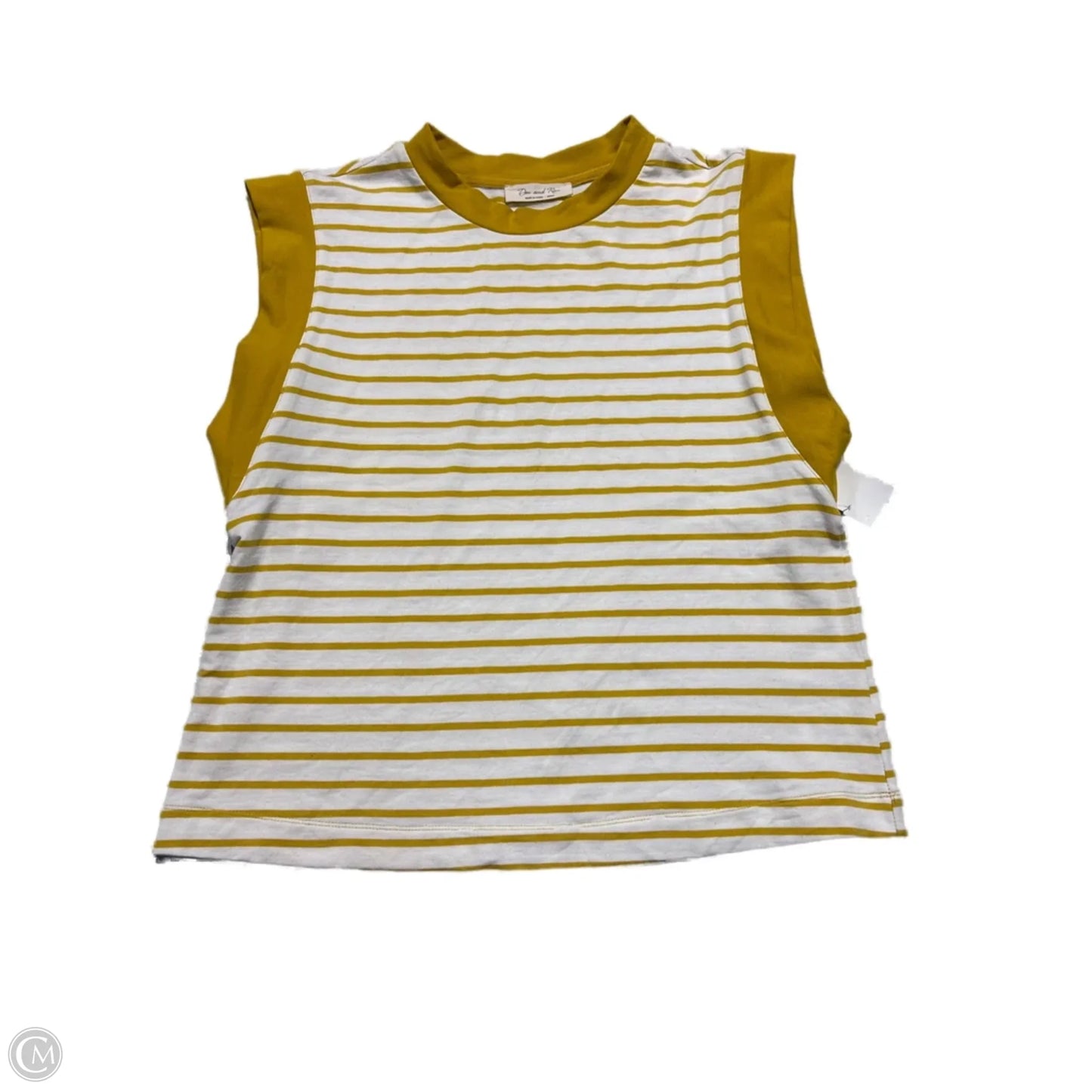 Top Sleeveless By Doe & Rae In Striped Pattern, Size: S
